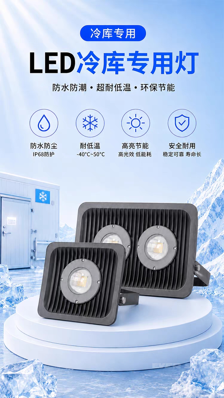冷库照明难题怎么破？江苏智控这款 LED 冷库专用灯，低温环境稳稳亮！